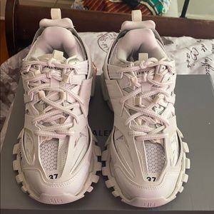 Selling balenciaga track shoes for a decent price.